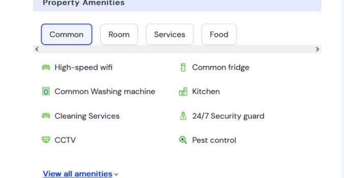 Full Furnishing With Amenities