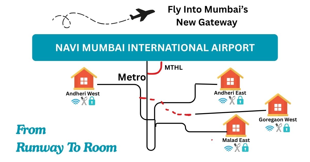 Navi Mumbai Airport to Nest-UP PG